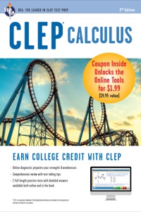 Imagen de portada: CLEP® Calculus Book + Online 2nd edition 9780738611013