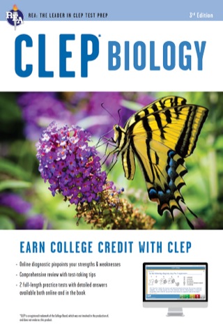 Cover image: CLEP® Biology Book + Online 3rd edition 9780738611020