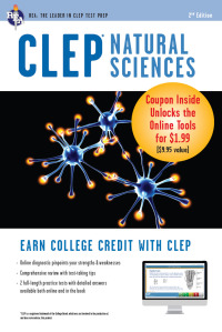 Imagen de portada: CLEP® Natural Sciences Book + Online 2nd edition 9780738610948