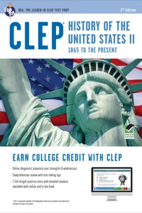 Omslagafbeelding: CLEP® History of the U.S. II Book + Online 2nd edition 9780738611273