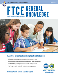 Cover image: FTCE General Knowledge Book + Online 3rd edition 9780738610870