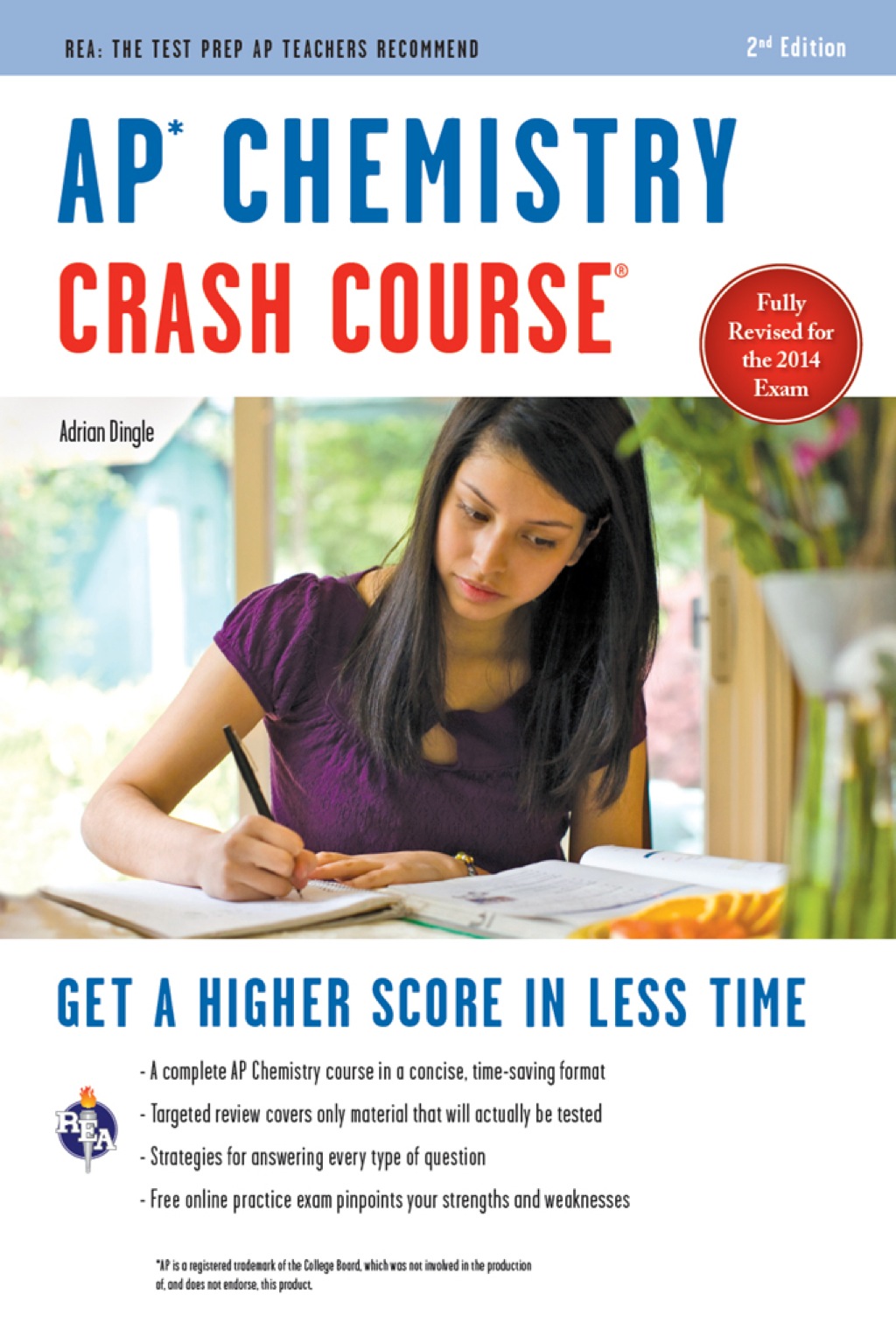 AP® Chemistry Crash Course, 2nd Ed.,  Book + Online Get a Higher Score in Less Time
