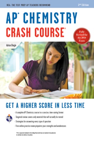 Cover image: AP® Chemistry Crash Course, 2nd Ed.,  Book + Online 9780738611549