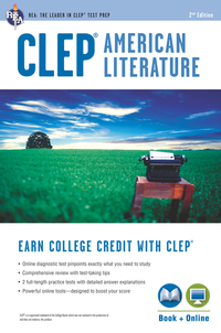 Imagen de portada: CLEP® American Literature Book + Online 9780738611754