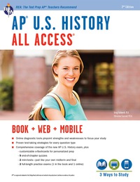 Omslagafbeelding: AP® U.S. History All Access Book + Online + Mobile 2nd edition 9780738611723