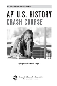 Imagen de portada: AP® U.S. History Crash Course Book   Online 3rd edition 9780738611884