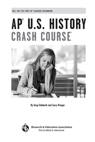 Cover image: AP® U.S. History Crash Course Book + Online 3rd edition 9780738611884