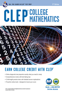 Cover image: CLEP® College Mathematics Book + Online 3rd edition 9780738612058