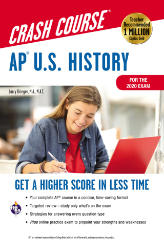 Imagen de portada: AP  U.S. History Crash Course, Book + Online 5th edition 9780738612690