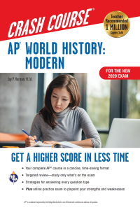 Cover image: AP® World History: Modern Crash Course, Book + Online 3rd edition 9780738612614