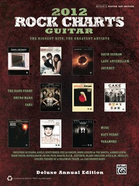 Cover image: Rock Charts Guitar 2012 - Deluxe Annual Edition: Authentic Guitar TAB Sheet Music Transcriptions 1st edition 9780739087848