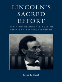 Cover image: Lincoln's Sacred Effort 9780739101056