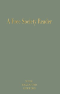 Cover image: A Free Society Reader 9780739101445