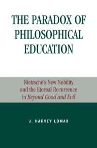 Cover image: The Paradox of Philosophical Education 9780739104767