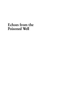 Cover image: Echoes from the Poisoned Well 9780739109120