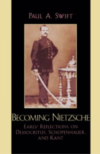 Cover image: Becoming Nietzsche 9780739109816