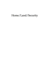 Cover image: Home/Land/Security 9780739127858