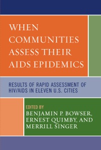 Titelbild: When Communities Assess their AIDS Epidemics 9780739107522