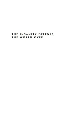 表紙画像: The Insanity Defense the World Over 9780739115916