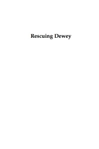 Imagen de portada: Rescuing Dewey 9780739125151