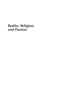 Cover image: Reality, Religion, and Passion 9780739124390