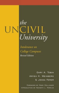Cover image: The UnCivil University 9780739132661