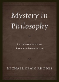 Cover image: Mystery in Philosophy 9780739134344