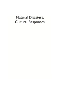 صورة الغلاف: Natural Disasters, Cultural Responses 9780739124161