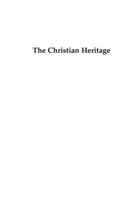 Imagen de portada: The Christian Heritage 9780739135976