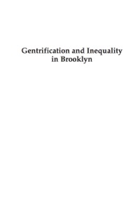 Cover image: The Gentrification and Inequality in Brooklyn 9780739123423