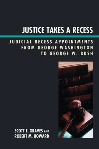 Cover image: Justice Takes a Recess 1st edition 9780739126615