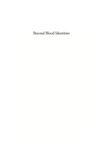 Omslagafbeelding: Beyond Blood Identities 9780739138427