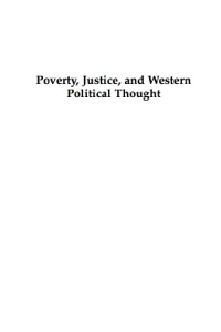 صورة الغلاف: Poverty, Justice, and Western Political Thought 9780739122693