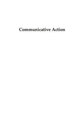 Cover image: Communicative Action 9780739139745