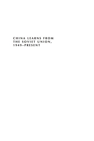 Titelbild: China Learns from the Soviet Union, 1949–Present 9780739142226