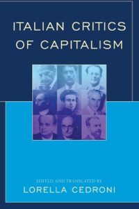 Cover image: Italian Critics of Capitalism 9780739142356