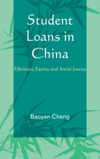 Cover image: Student Loans in China 9780739145500