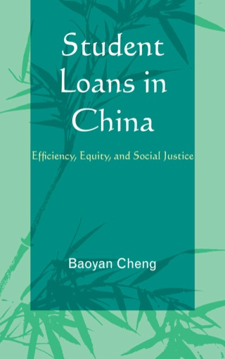 Cover image: Student Loans in China 9780739145500