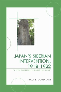 Cover image: Japan's Siberian Intervention, 1918–1922 9780739146002