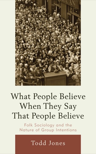 Cover image: What People Believe When They Say That People Believe 1st edition 9780739148204