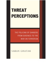 Cover image: Threat Perceptions 9780739129579