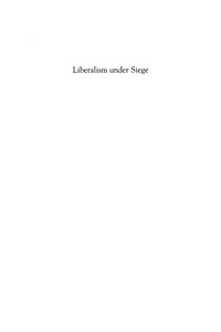 Imagen de portada: Liberalism under Siege 9780739106570