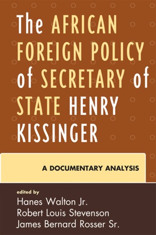 Titelbild: African Foreign Policy of Secretary of State Henry Kissinger 9780739117866