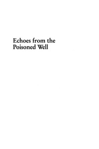 Cover image: Echoes from the Poisoned Well 9780739109120