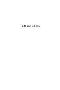 Imagen de portada: Faith and Liberty 2nd edition 9780739105405
