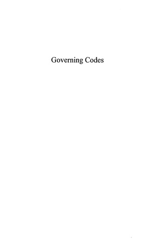 Cover image: Governing Codes 1st edition 9780739110225