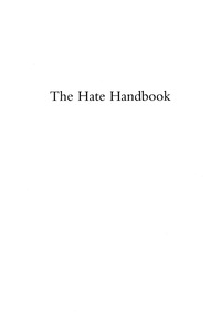 Cover image: The Hate Handbook 9780739110546