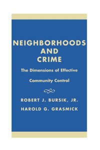 Cover image: Neighborhoods & Crime 9780669246315