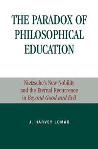 Cover image: The Paradox of Philosophical Education 9780739104767