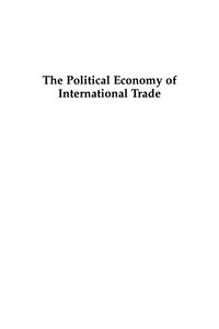 Titelbild: The Political Economy of International Trade 9780739112922